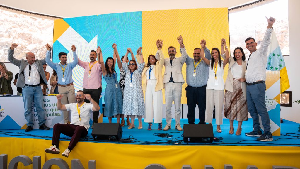 Nueva Ejecutiva, Pedro San Ginés Secretario general CC Lanzarote.