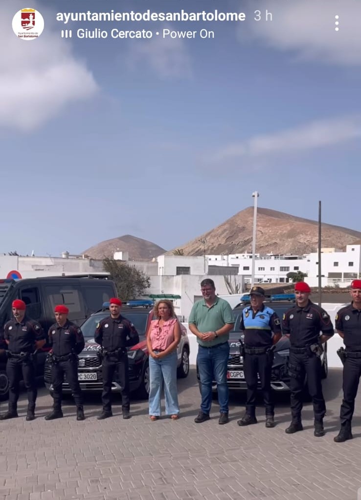 CC denuncia que en SAn Bartolonmé hay más policía canaria que municipal