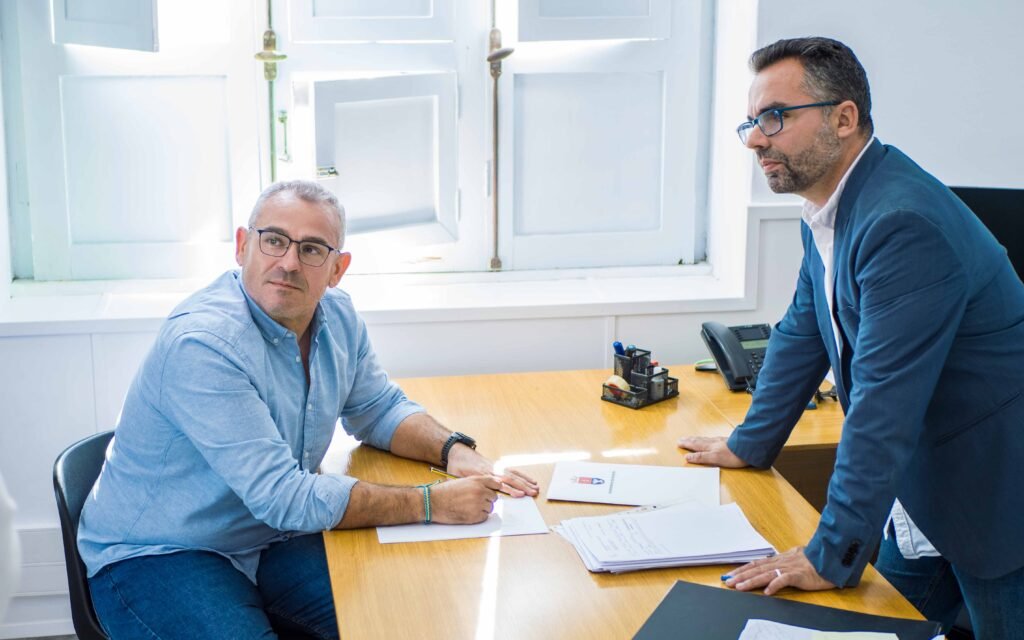 Jacobo Lemes y Echedey Eugenio.
